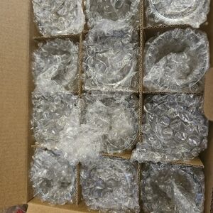 Set of 24 crystal votive holder